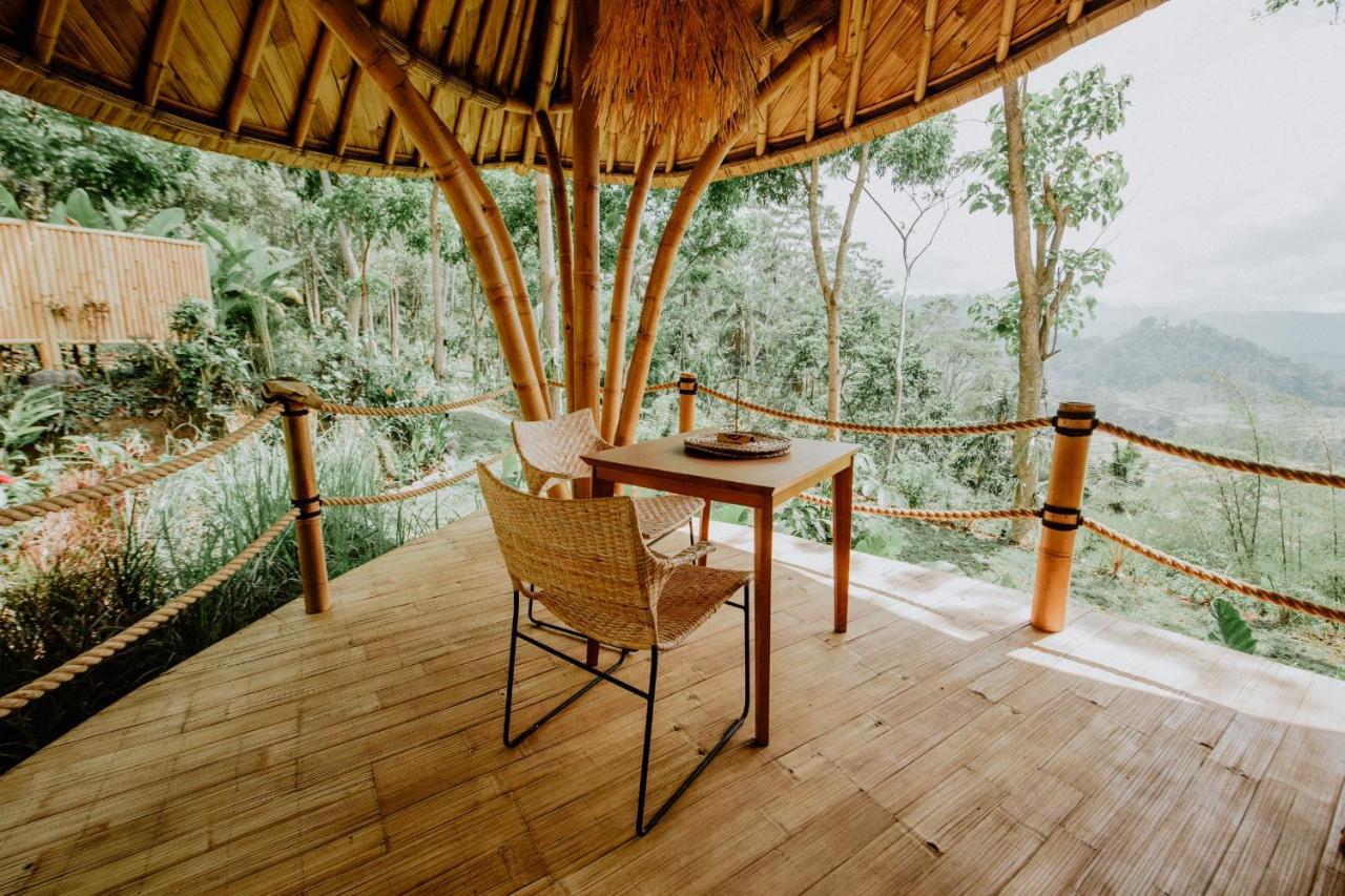 Villa Bird Hills Bamboo House à Karangasem Extérieur photo
