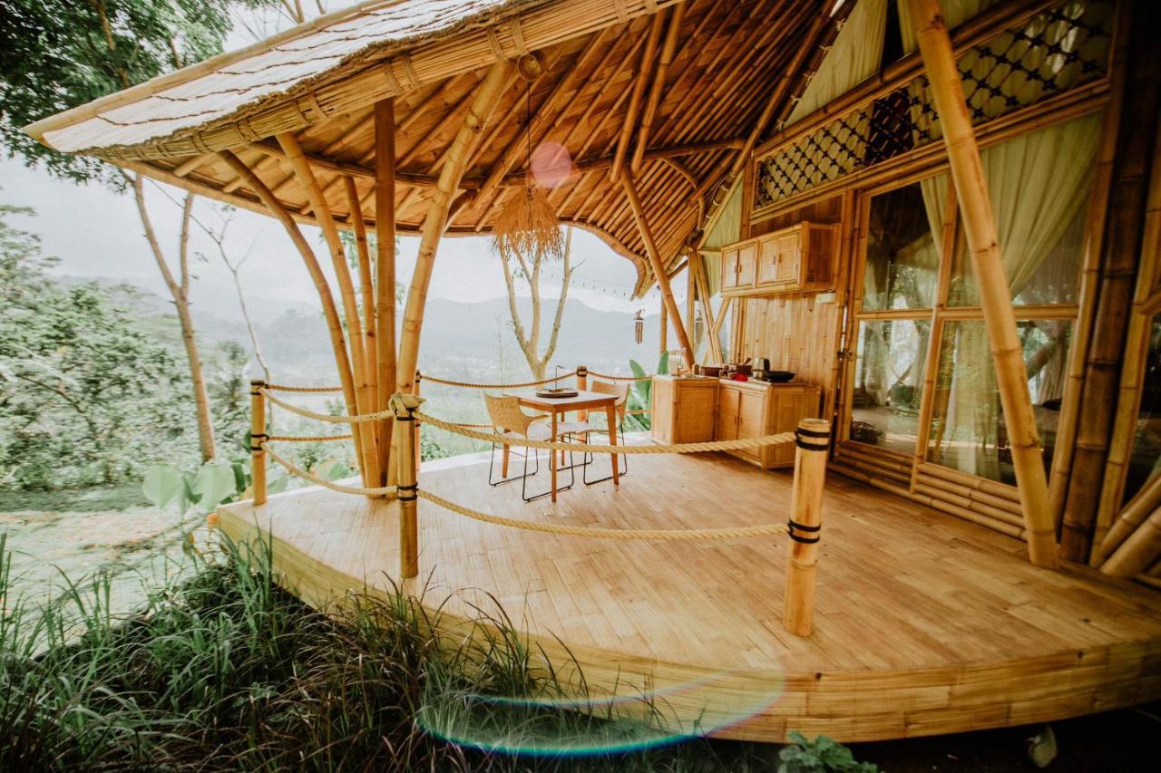 Villa Bird Hills Bamboo House à Karangasem Extérieur photo