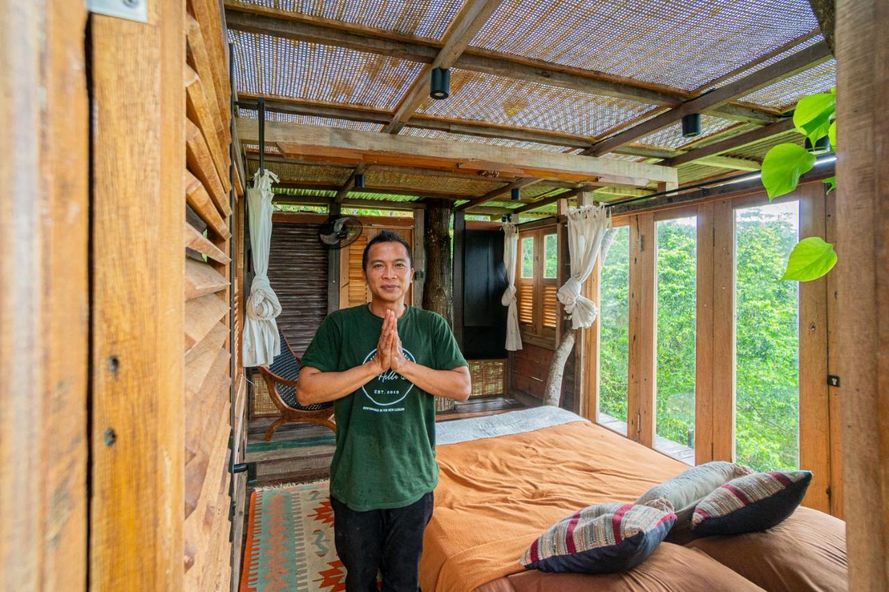 Villa Bird Hills Bamboo House à Karangasem Extérieur photo