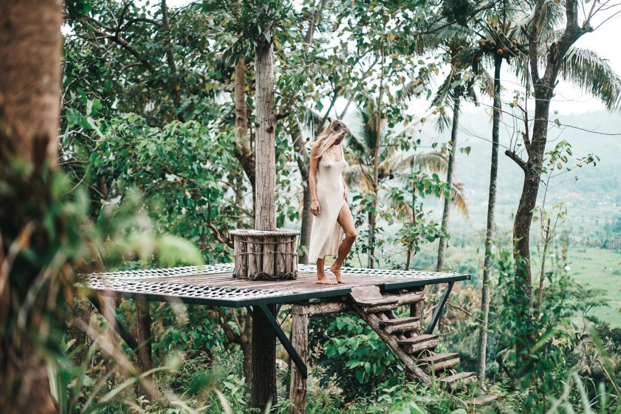 Villa Bird Hills Bamboo House à Karangasem Extérieur photo