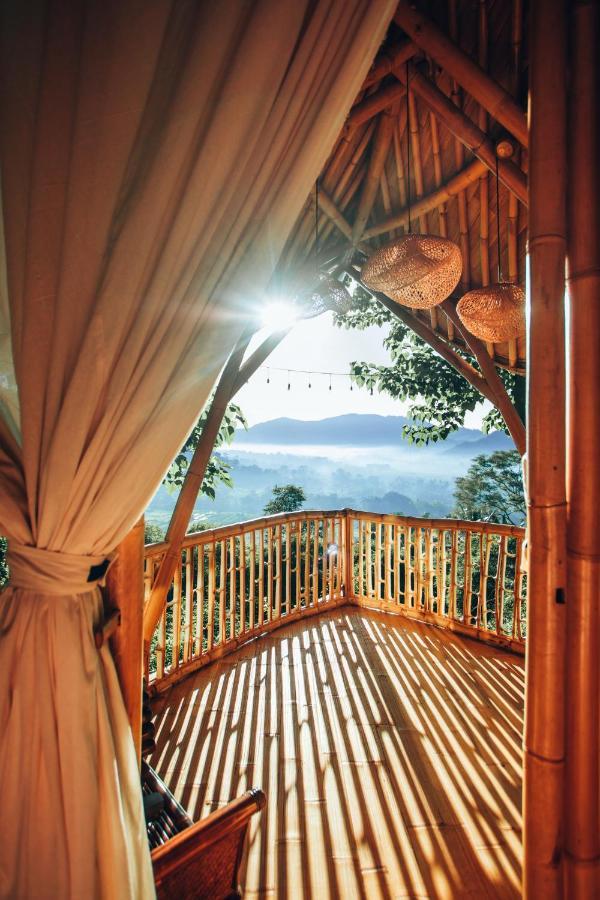Villa Bird Hills Bamboo House à Karangasem Extérieur photo